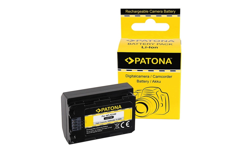 Patona Batterie pour Appareils photo numérique Sony NP-FZ100