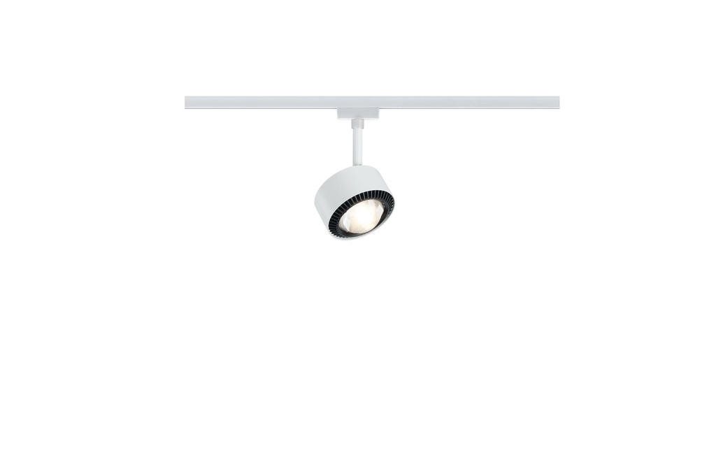 Paulmann Spot LED sur rail URail Aldan II, 9 W, 2700 K, blanc