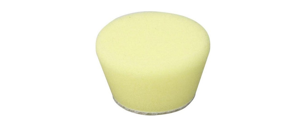 Proxxon Éponge de polissage conique, moyen, 50 mm Jaune