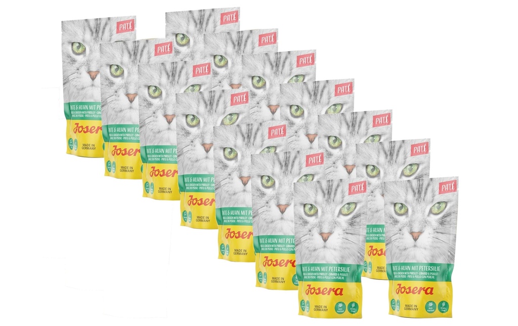 Josera Alimentation humide Pâté Canard & Poulet, 16 x 85 g