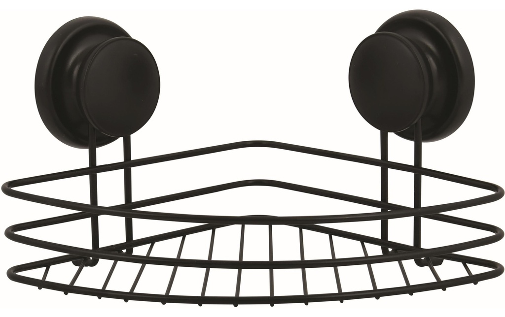 MSV Supports pour produit de douche Noir mat