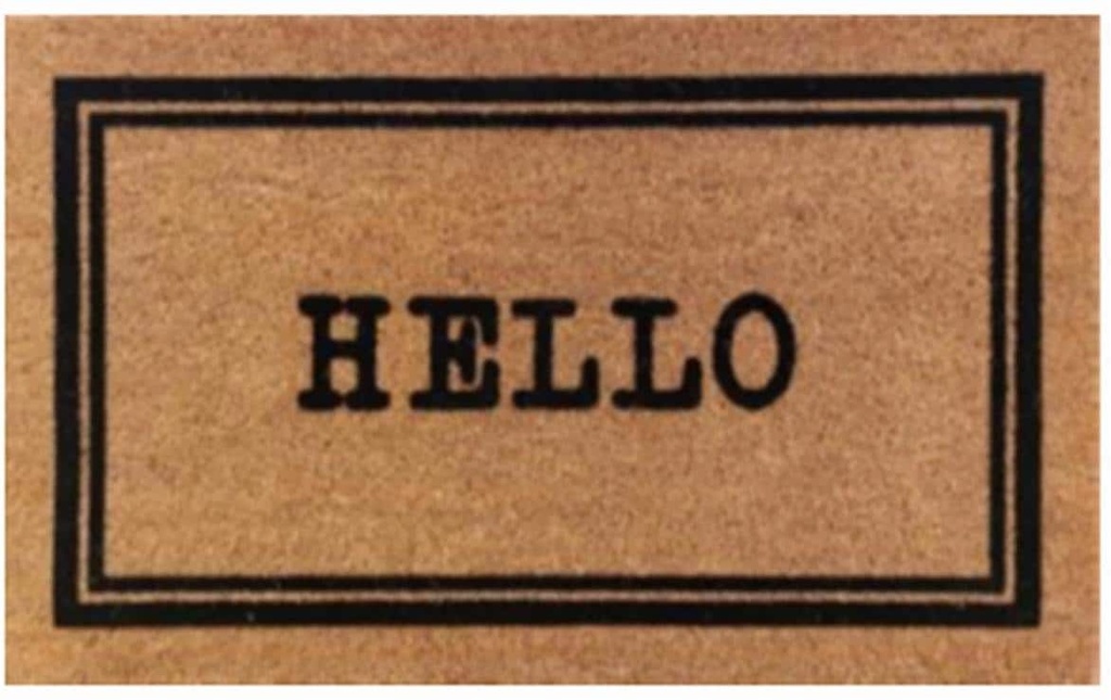 Dameco Tapis de sol Hello 45 cm x 75 cm