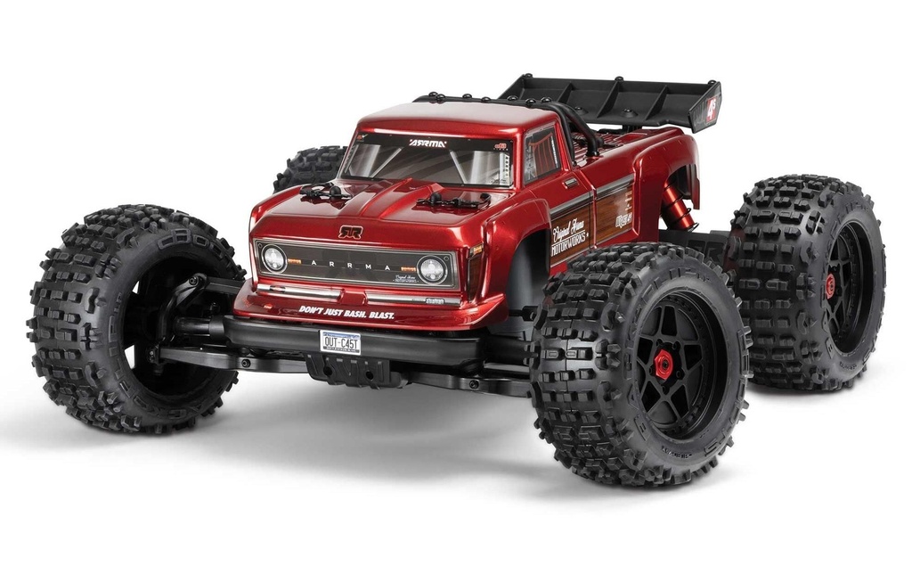 Arrma Monster Truck Outcast 4x4 4S V2 BLX Rouge, ARTR, 1:10