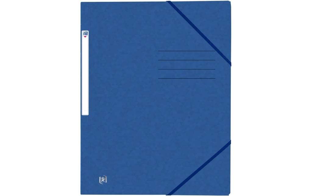 Oxford Portfolio à ruban élastique A4, bleu