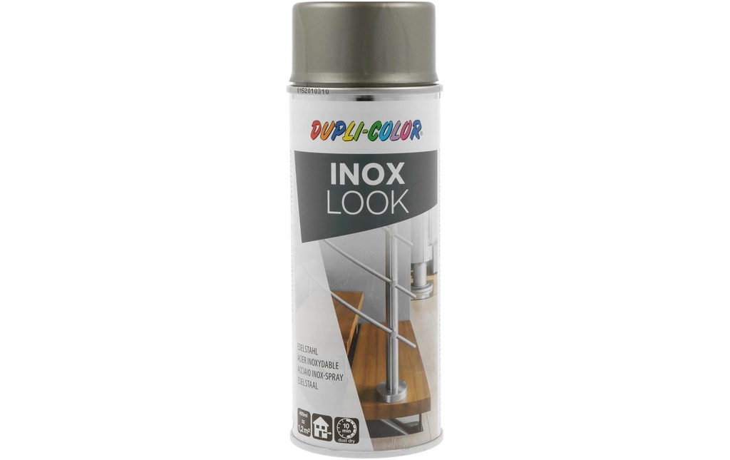 DUPLI-COLOR Peinture en spray Inox Look Argent, 400 ml