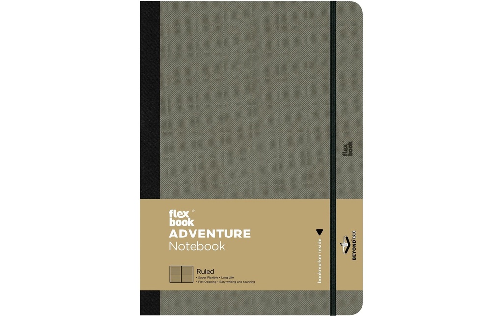Flexbook Adventure Notebook 17 x 24 cm, À lignes, Éléphant