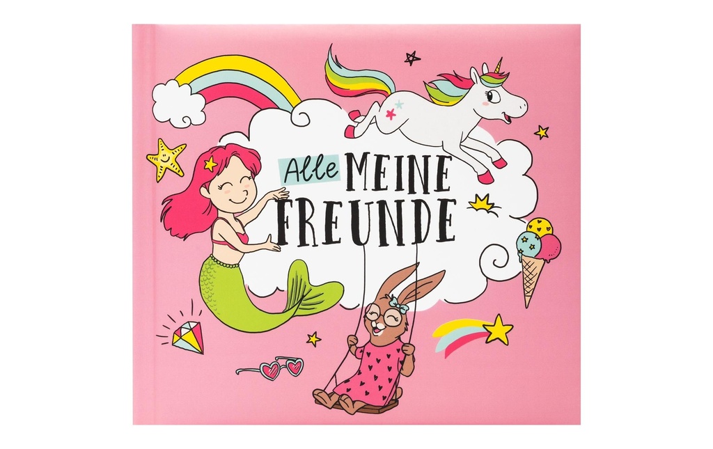 Sheepworld Livre d’amis 65 pages, 20 x 18 cm, rose