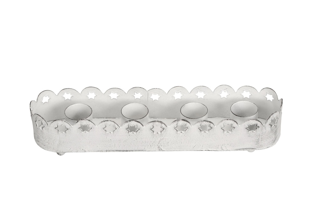 COCON Bougeoir pour 4 pièces, Blanc