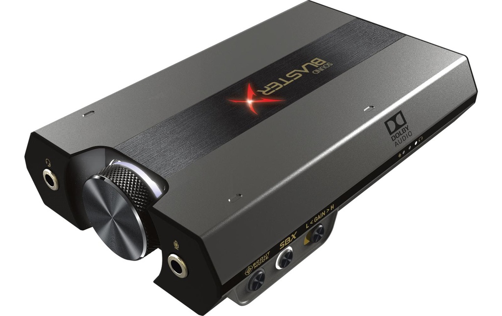 CREATIVE Carte son Sound BlasterX G6 USB de type C