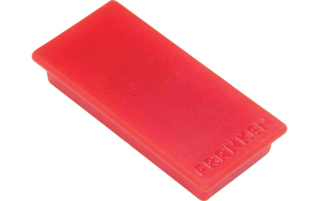 Franken Aimant 23 x 50 mm, 10 Pièce/s, Rouge