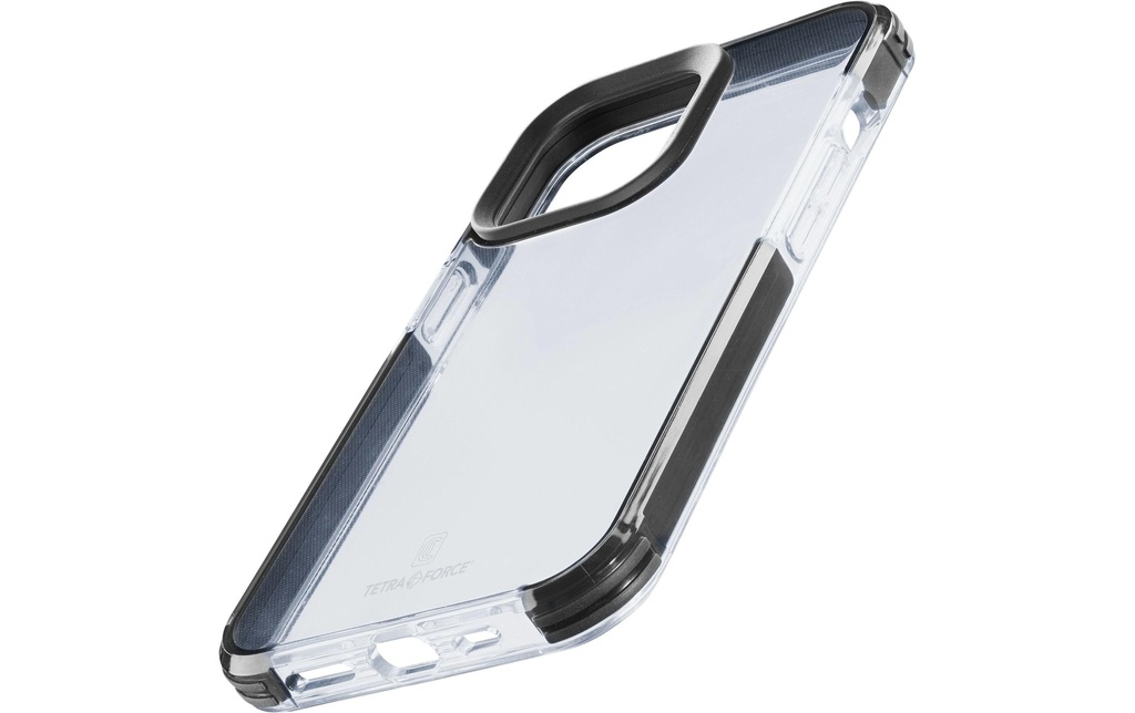 Cellular Line Coque arrière Sparkle Case iPhone 15 Plus Transparent