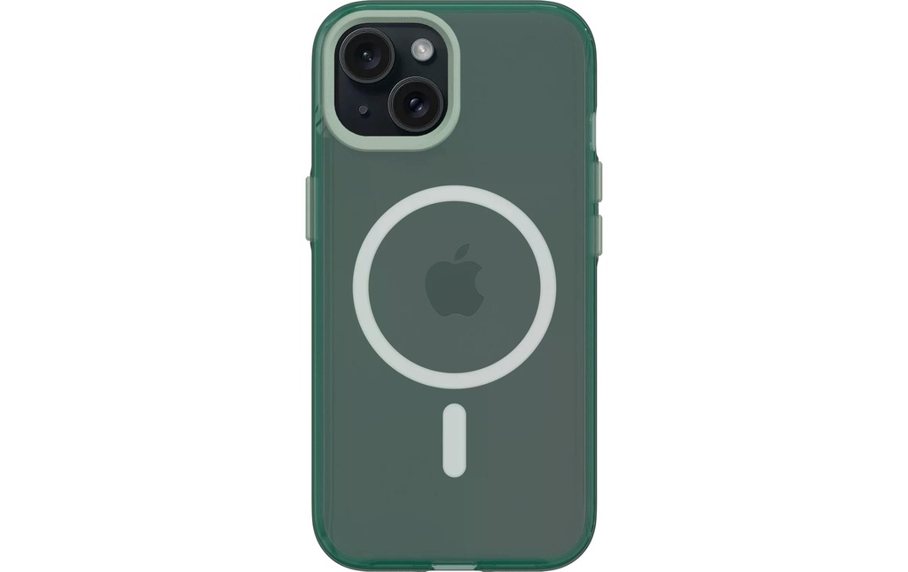 Rhinoshield Coque arrière JellyTint MagSafe iPhone 15 Moody Green
