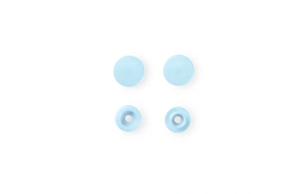 Prym Boutons poussoirs Boutons de couleur Gris, Ø 12,4 mm, 30 pièces