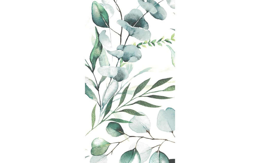 Paper + Design Serviettes en papier Eucalyptus 33 cm x 40 cm, 15 Pièce/s
