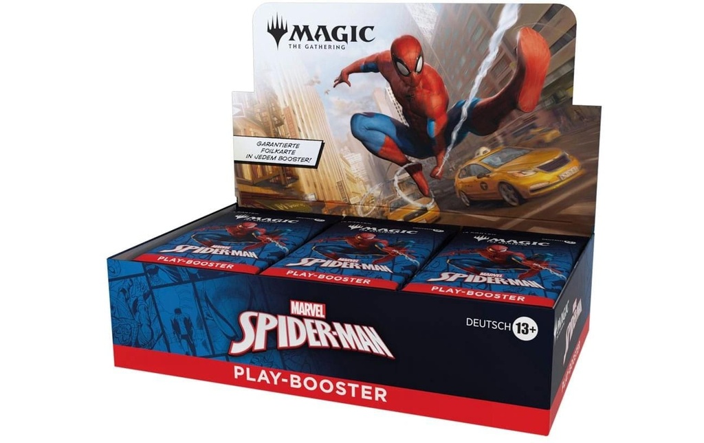 Magic: The Gathering MTG Marvel's Spider-Man Play-Booster Display -DE-