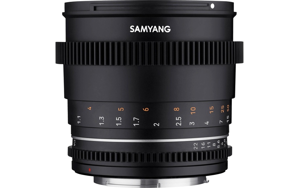 Samyang Longueur focale fixe VDSLR 85mm T/1.5 Mark II – Nikon F