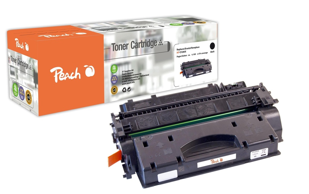 Peach Toner HP Nr. 80X (CF280X) noir