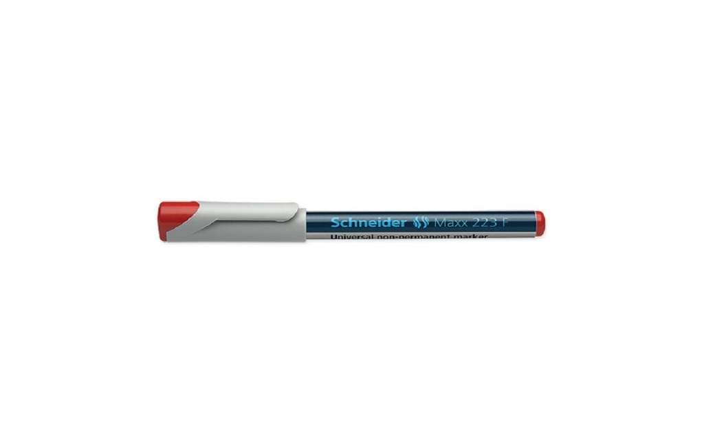 Schneider Stylo à feuilles OHP Maxx soluble dans l'eau Rouge, F