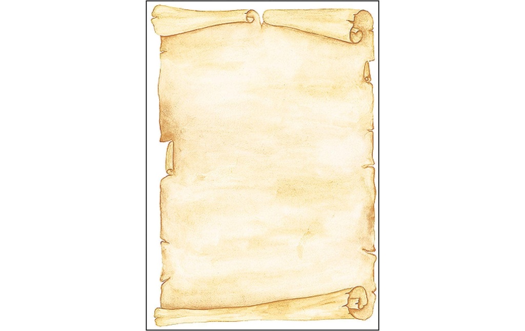Sigel Papier à motif Pergament A4, 90 g, 50 feuilles, Beige