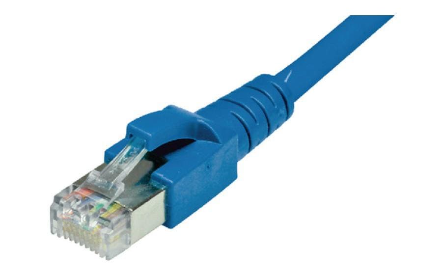 Dätwyler IT Infra Câble patch RJ-45 - RJ-45, Cat 6A, S/FTP, 2 m, Bleu
