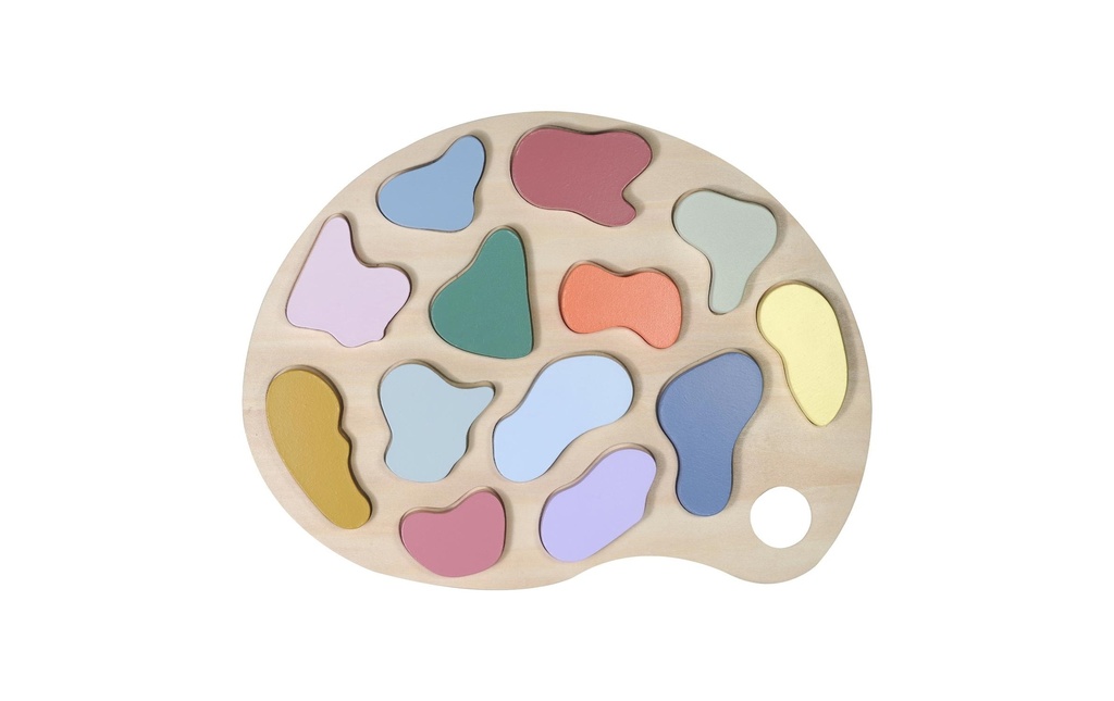 Kindsgut Kindsgut Puzzle à encastrement Couleurs