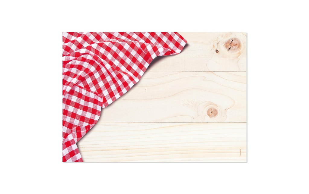 Trendform Set de table en papier Pine Chalet Bloc de 25 feuilles