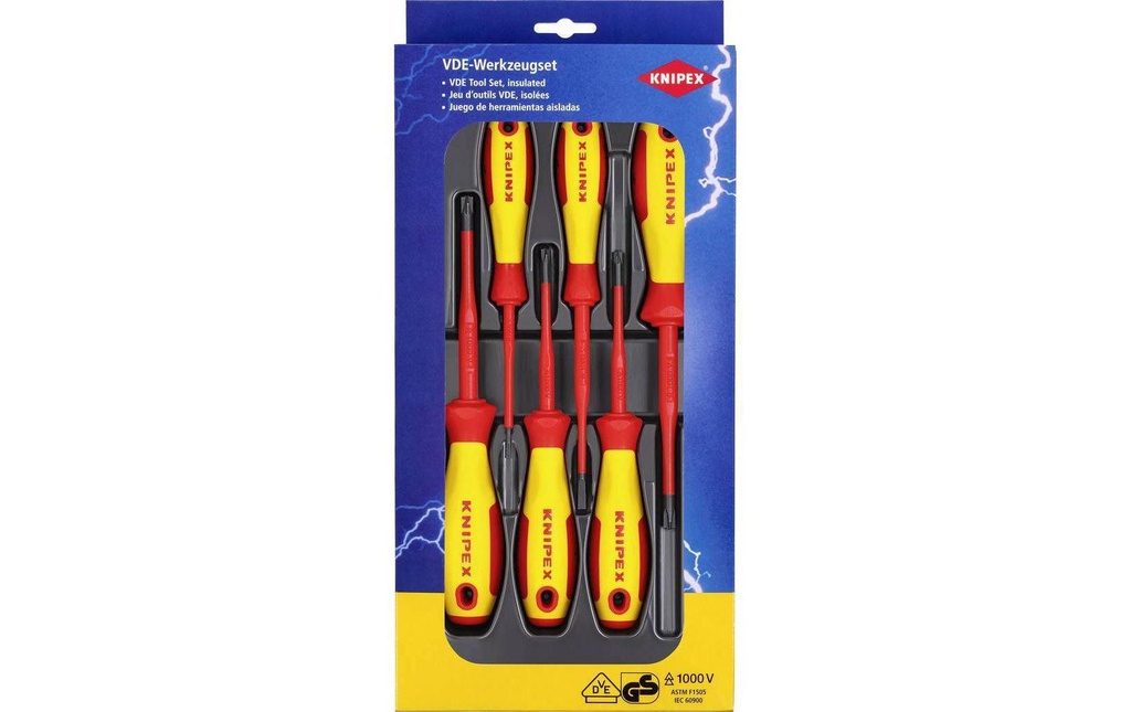 Knipex Jeux de tournevis V05 VDE 6 pièces