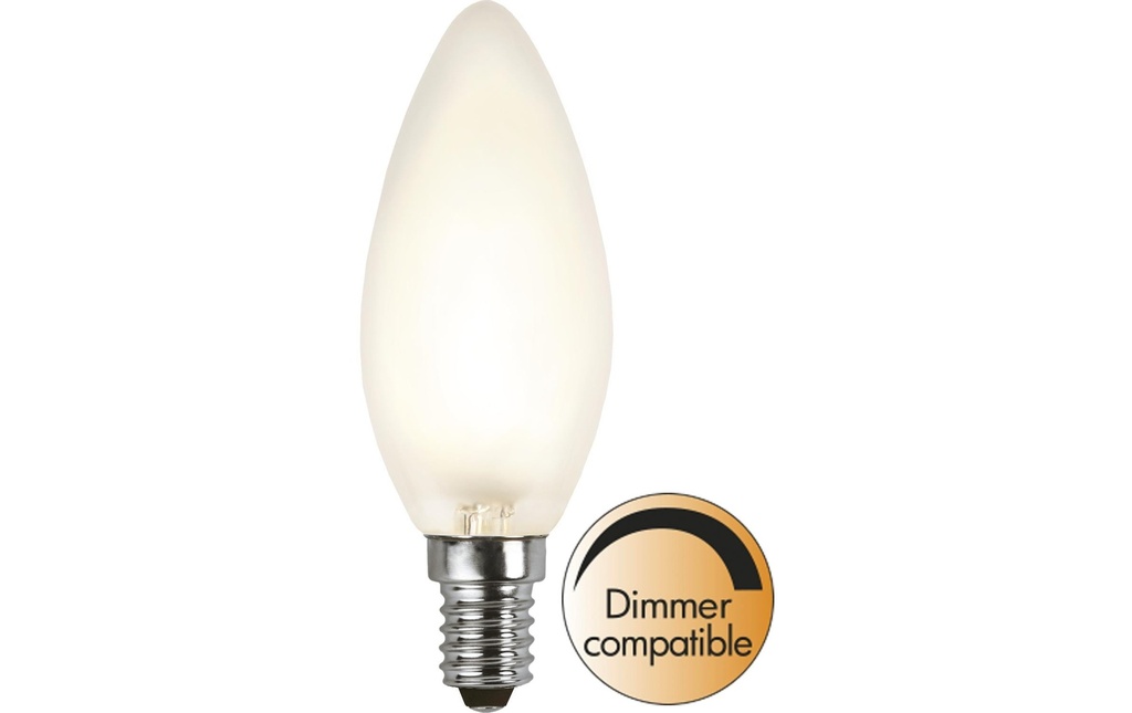 Star Trading Ampoules LED E14 C35 Frosted 400 lm, 2700K, 4W, 230 V