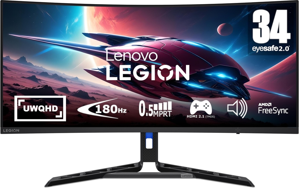 Lenovo Moniteur Legion R34w-30 34 , 3440 x 1440 (UWQHD)