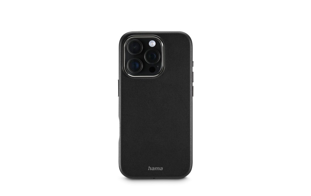 Hama Coque arrière Premium iPhone 16 Pro Noir