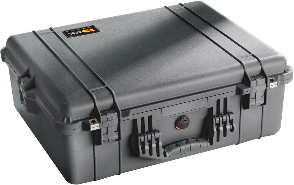 Peli Mallette de protection 1600 avec garniture en mousse, Noir