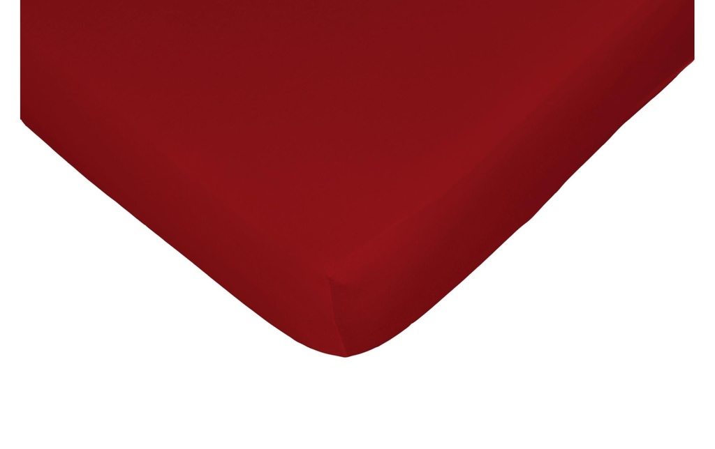 Night Fashion Drap-housse Jerry 180-200 x 200 cm, Rouge