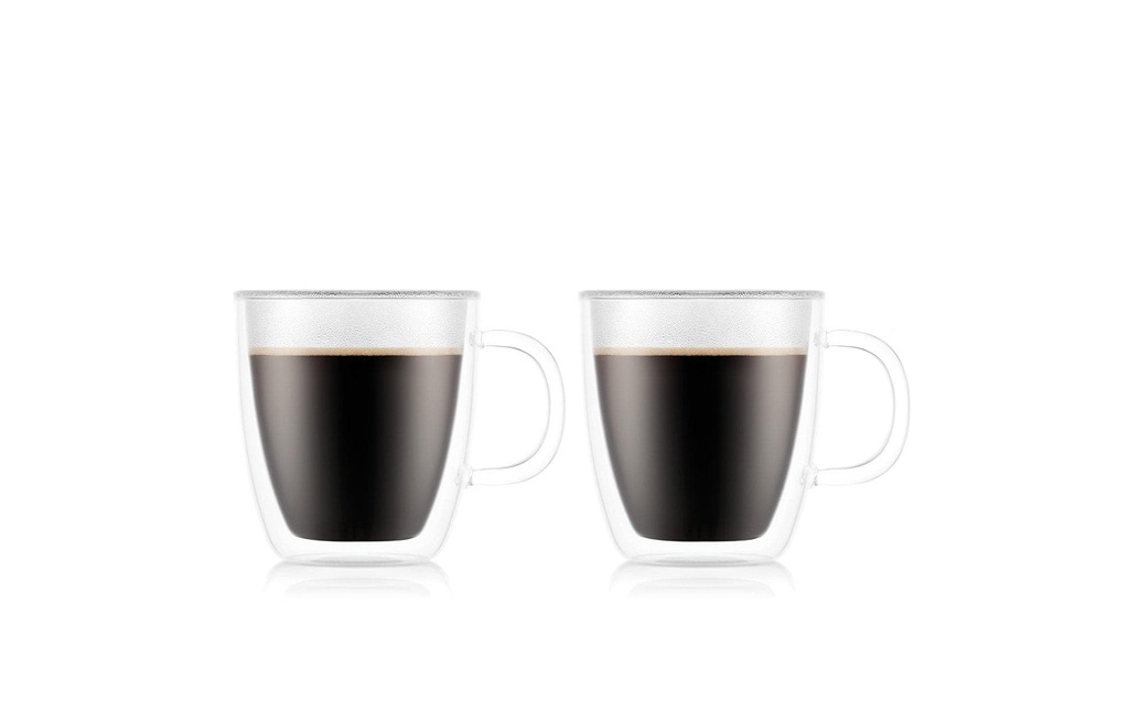 Bodum Verres isothermes Bistro, set de 2 Transparent, 0.3 l