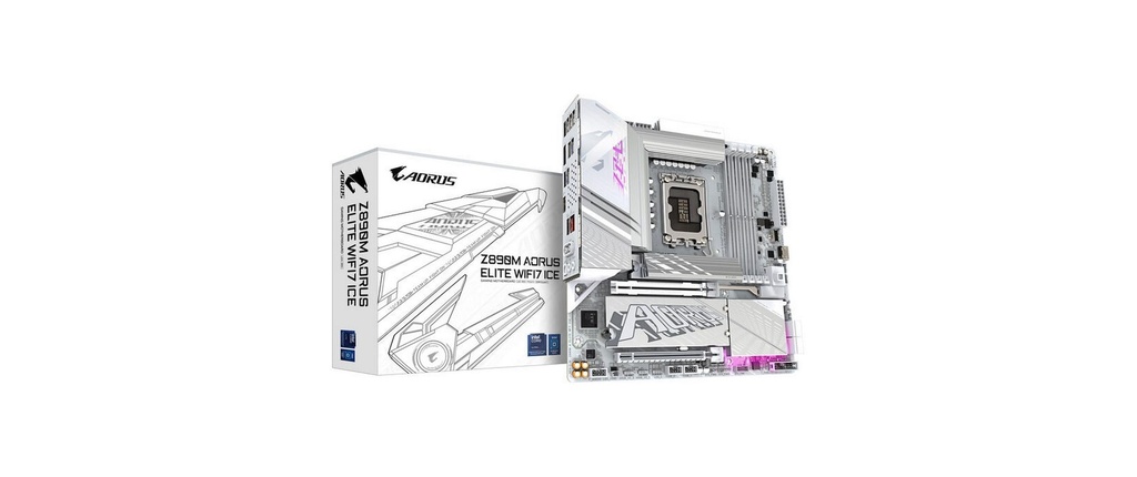 Gigabyte Carte mère Z890M AORUS ELITE WIFI7 ICE