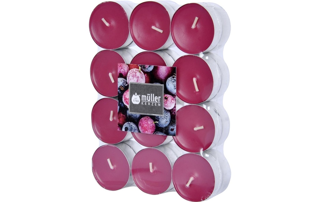 müller Kerzen Bougie parfumée Wild Berries 24 pièces