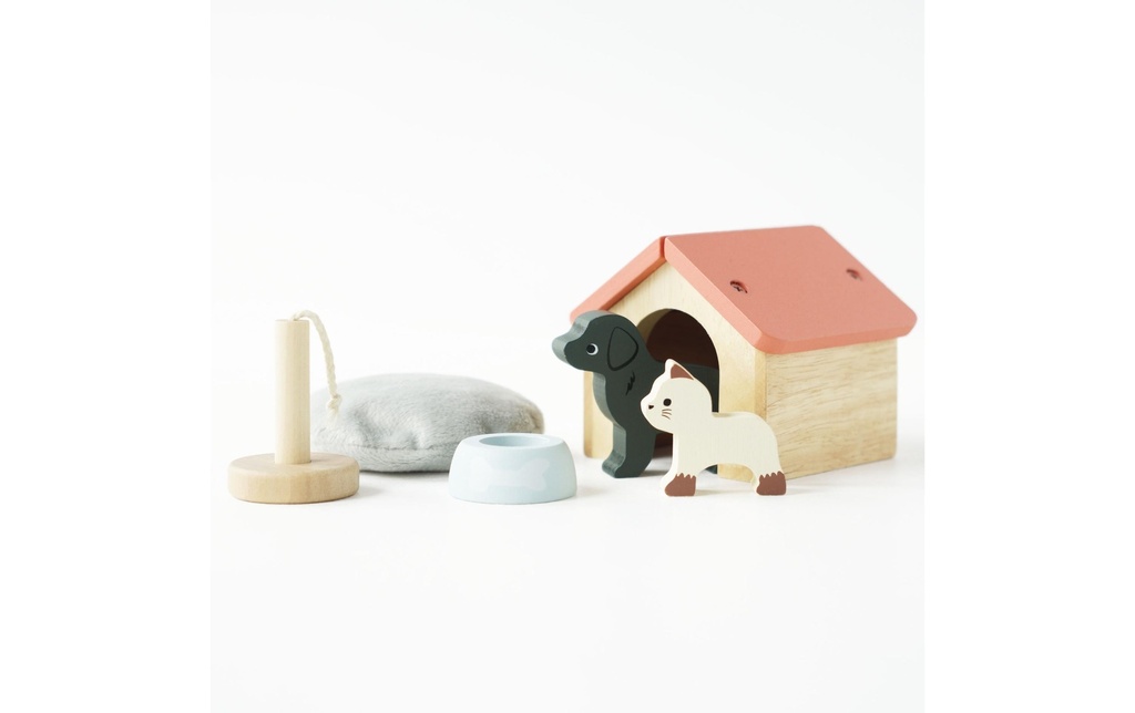 LE TOY VAN Meuble de maison de poupée Kit animal de compagnie