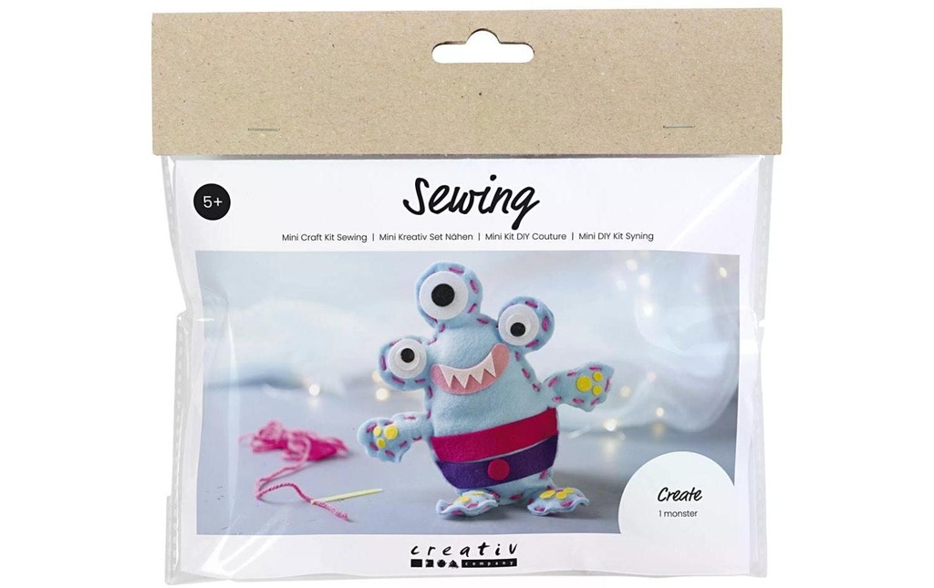 Creativ Company Kits de bricolage Monstre de feutre
