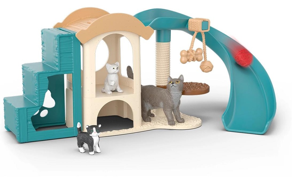 Schleich Ensemble de pions Le plaisir de jouer pour les chats