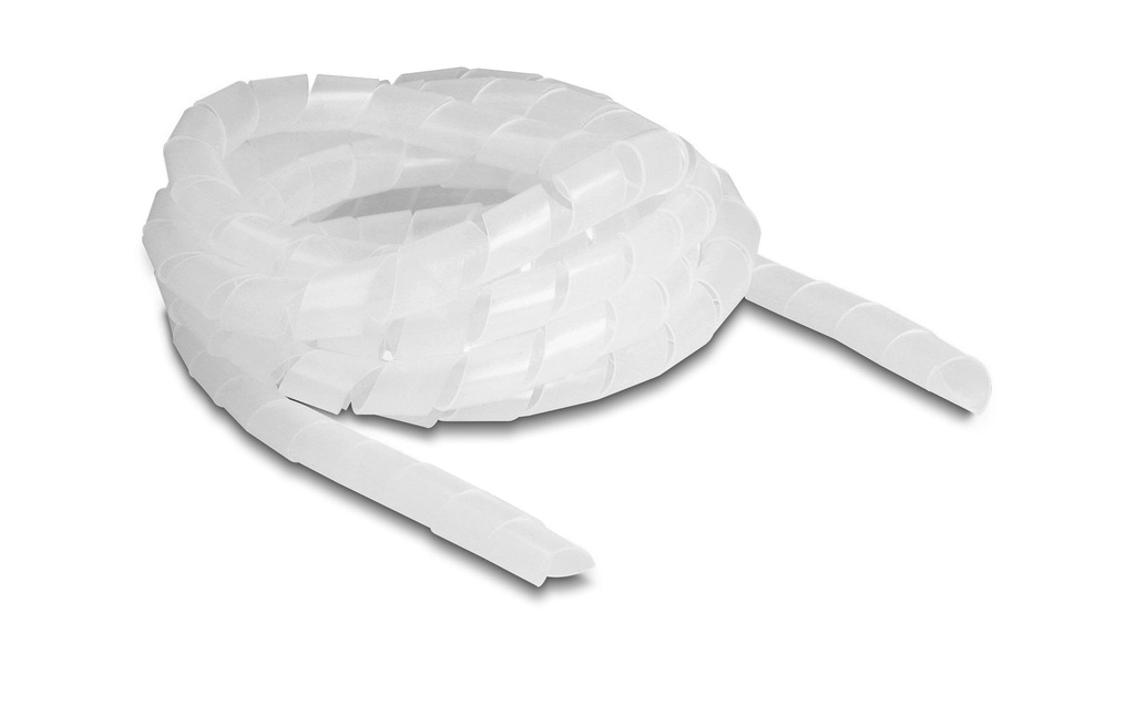 Delock Tuyau en spirale flexible 2 m x 12 mm Transparent
