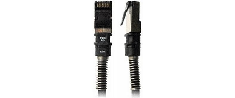 Patchsee Câble patch RJ-45 - RJ-45 Cat 6A, U/UTP, 2.4 m, Noir