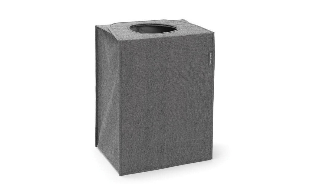 Brabantia Corbeille à lessive pliable, 55 litres, noir