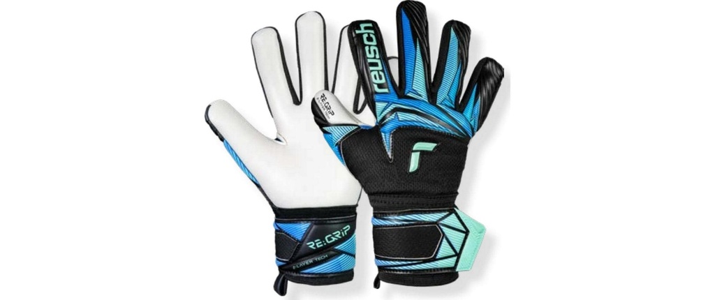 reusch Attrait RE:GRIP NC Junior Taille: 6, noir/océan léger