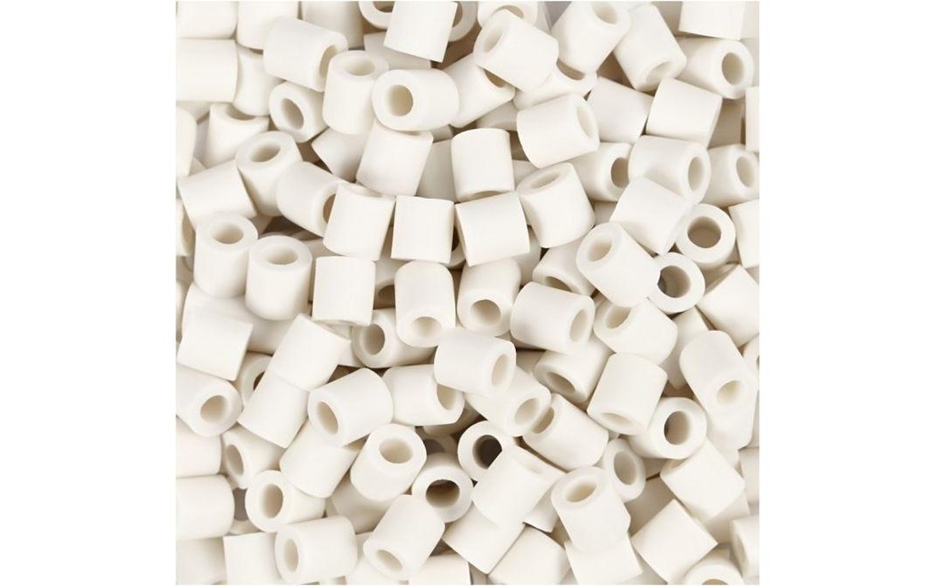Creativ Company Perles à repasser bio Nabbi 3000 pièces, Blanc