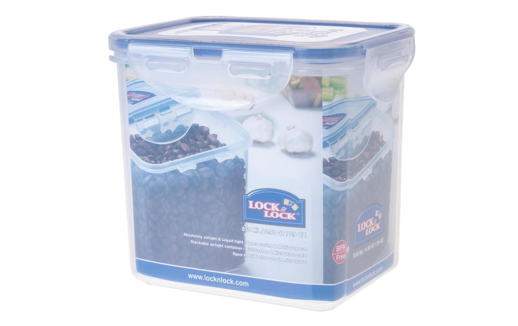 Lock & Lock Récipients à provisions 0.85 l, Transparent