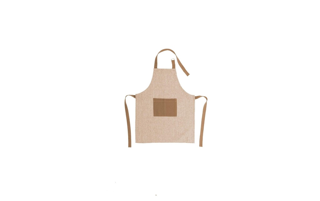 Tiseco Tablier de cuisine 52 x 63 cm, Camel