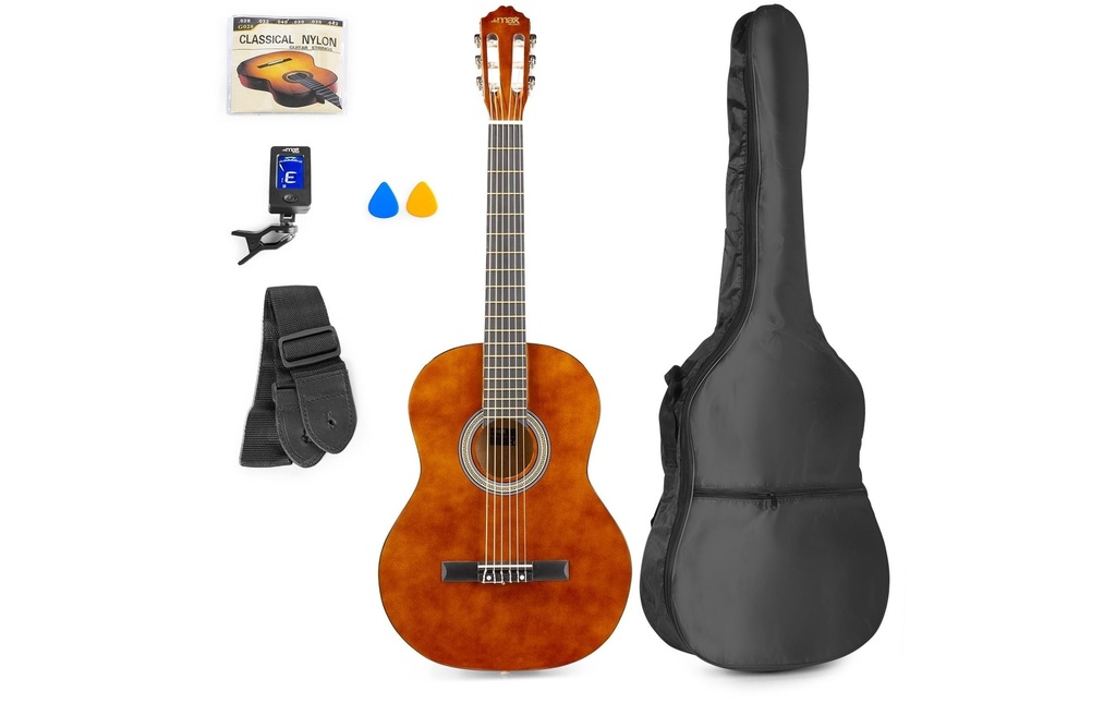 MAX Guitare classique Set SoloArt Dark Natural