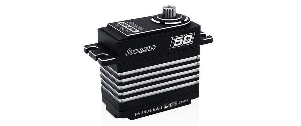PowerHD Servo standard T50-BHV, 50 kg, Digital HV Brushless
