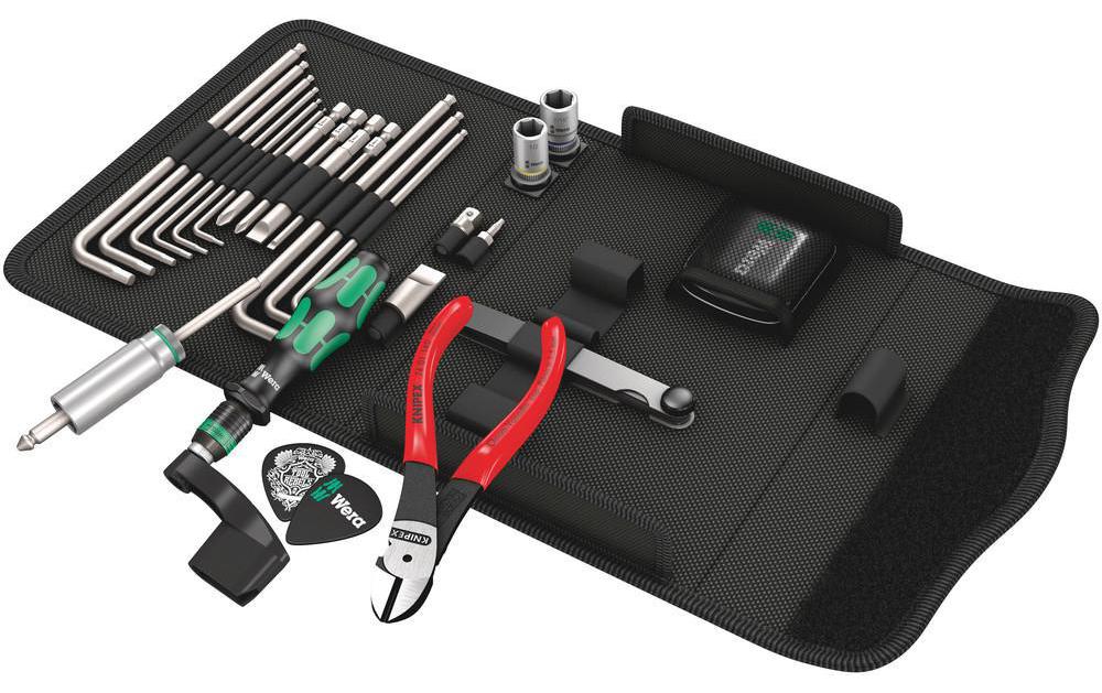 Wera Kits d’outils 9100 pour les guitares, 27 pièces