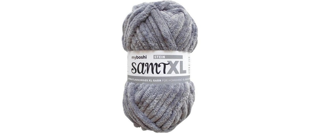 myBoshi Laine Velours chenille XL Pierre, 100 g, 40 m