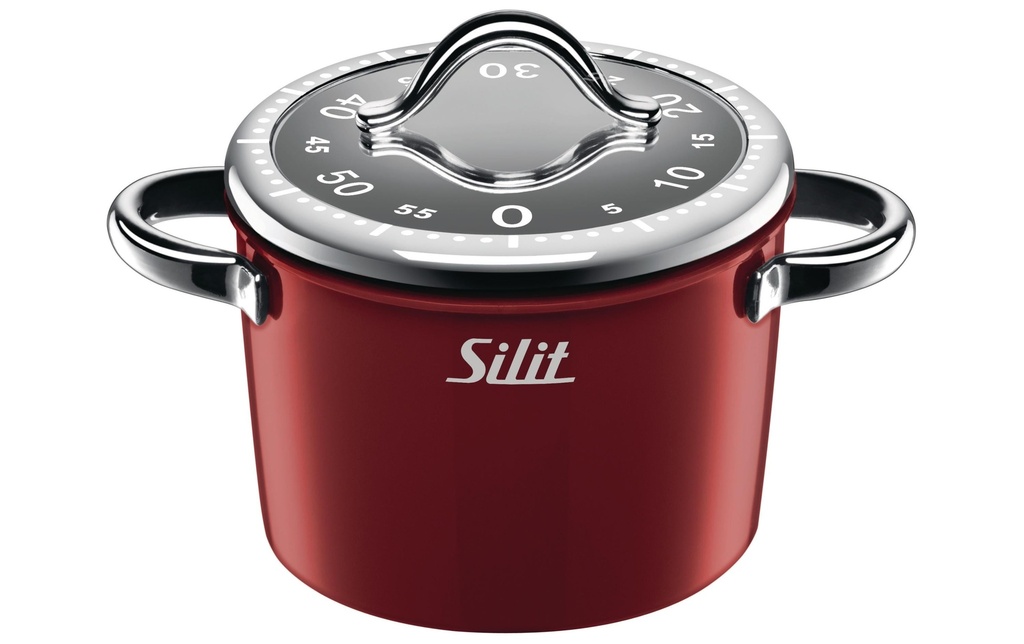 Silit Minuteur de cuisine Vitaliano Rouge